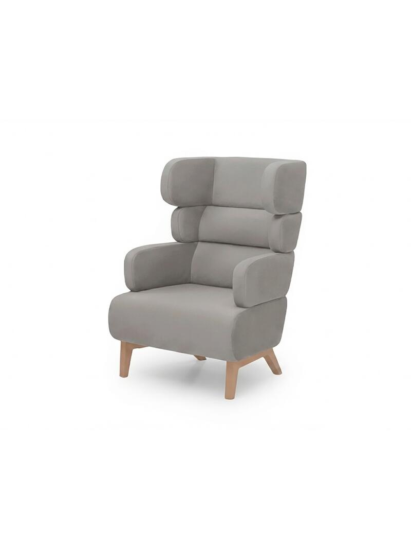 Кресло Спейс Velutto 19 85*86*114 см, Серый Велютто Нераскладной Фиеста