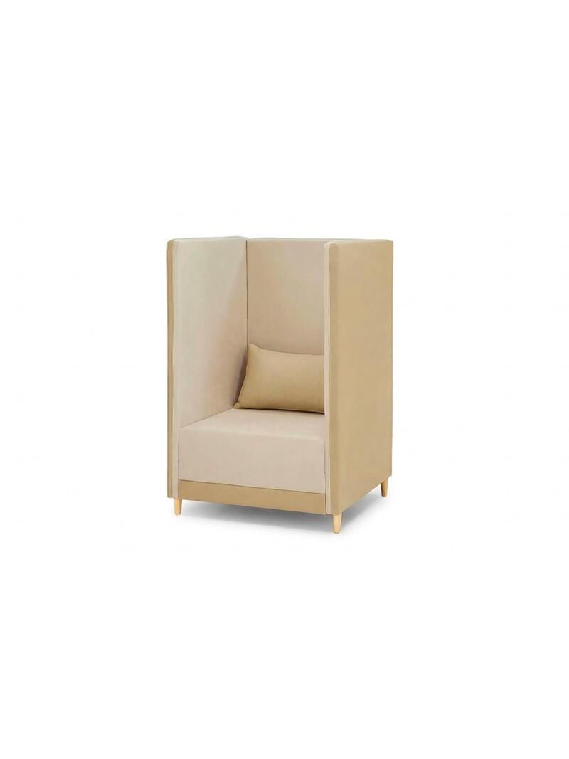 Кресло Зоун Velutto 02 88*81*137 см, Бежевый Велютто Нераскладной Фиеста