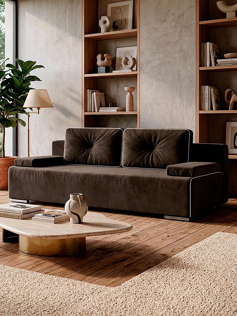 Коричневый велюр Velutto 24
