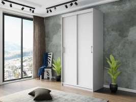 Шкаф-купе Ираида 2 Белый Фасадный 0101  120*45*220 