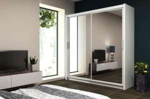 Шкаф-купе Цецилия 2 Белый Фасадный 0101  220*45*200 