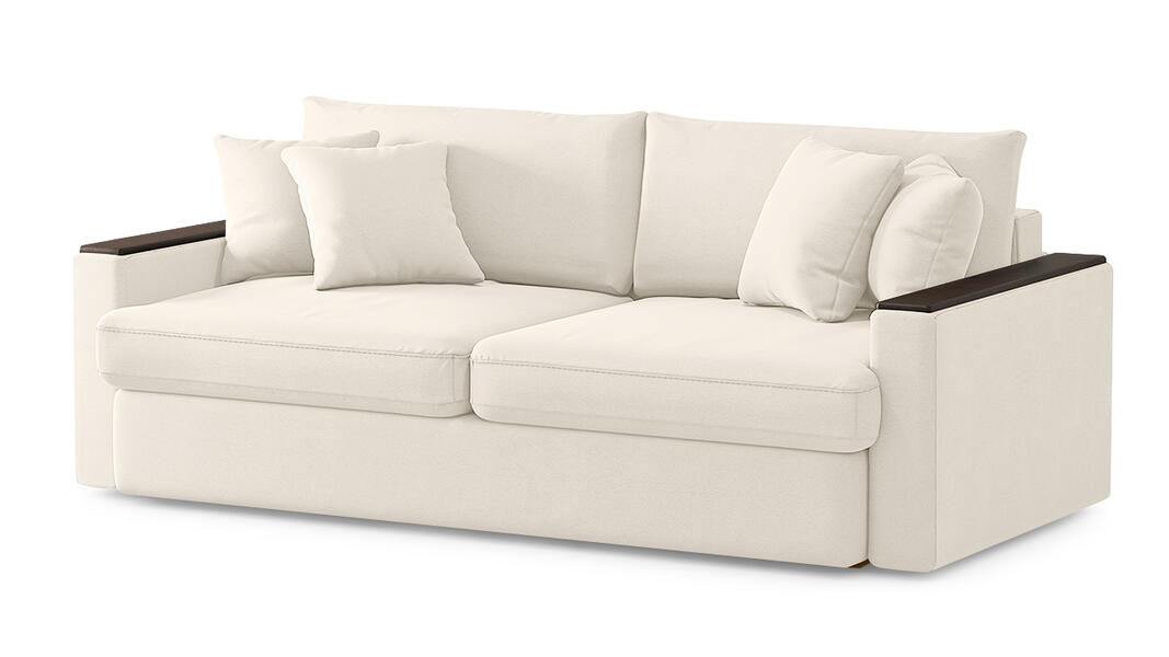 Диван Стелф 3 Vivaldi 02 224*109*90 см, Белый  Еврокнижка Фиеста