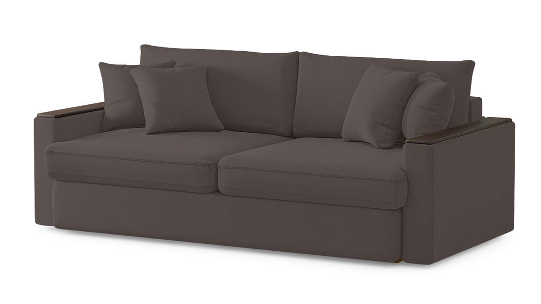 Диван Стелф 3 Vivaldi 24 224*109*90 см, Коричневый  Еврокнижка Фиеста