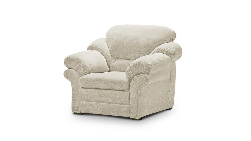 Кресло Нодус Vivaldi 04 122*104*98 см, Бежевый Велюр Нераскладной Фиеста