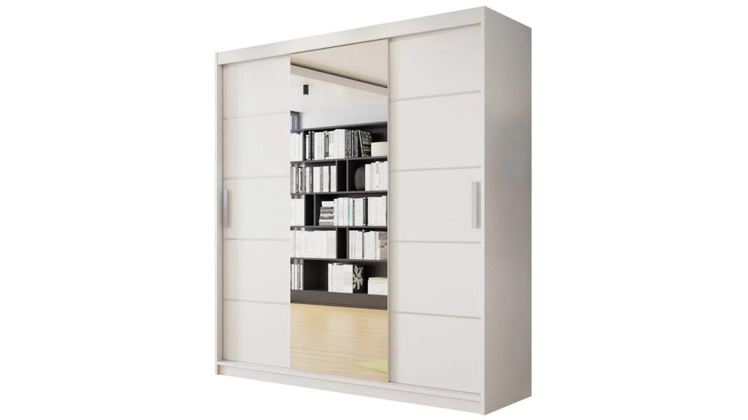 Шкаф-купе Фрезия Белый Фасадный 0101  220*45*230 