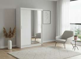 Шкаф-купе Амбрелла Белый Фасадный 0101  120*45*210 