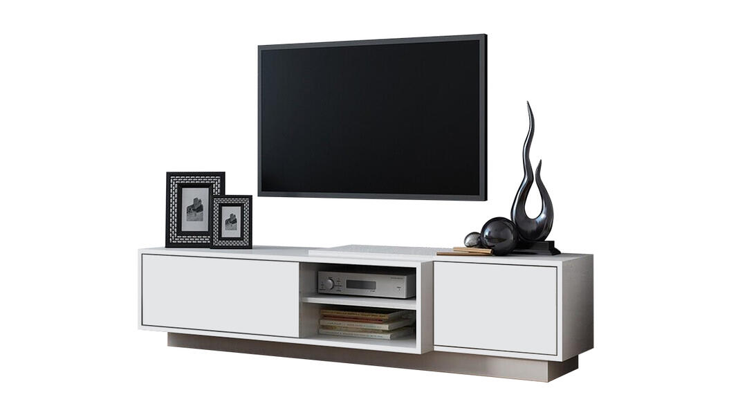 ТВ-тумба Сигма 3 Белый 101 180*45*43 см, Белый   Фиеста