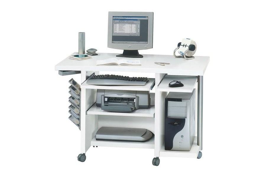 Компьютерный стол 14 Белый 101 118*70*80 см, Белый   Фиеста