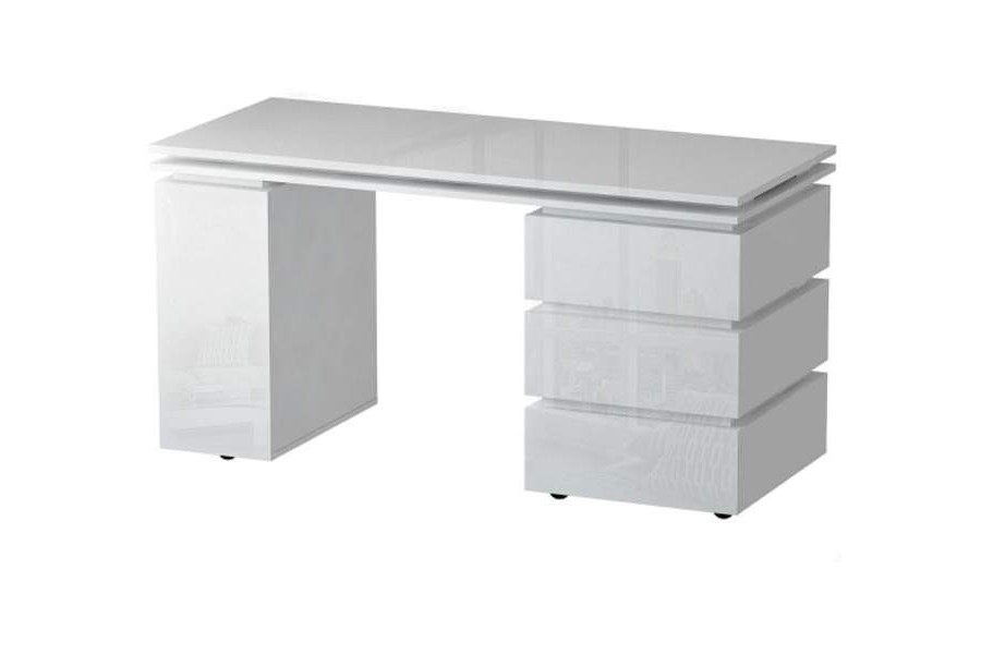 Компьютерный стол 63 Белый 101 150*65*76 см, Белый   Фиеста