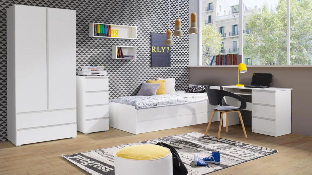 Распашной шкаф Селеста Белый 101  90*60*220 