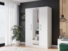 Распашной шкаф Аврора 3 Белый 101  160*60*250 