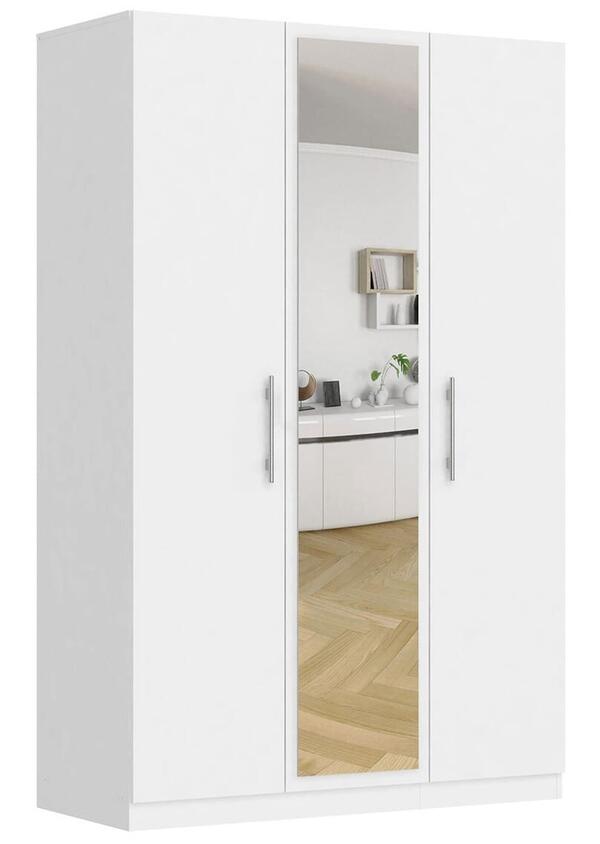 Распашной шкаф Аврора 3 Белый 101  150*60*260 