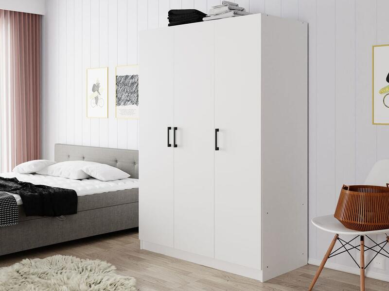 Распашной шкаф Бьянка 3 Белый 101  150*45*220 