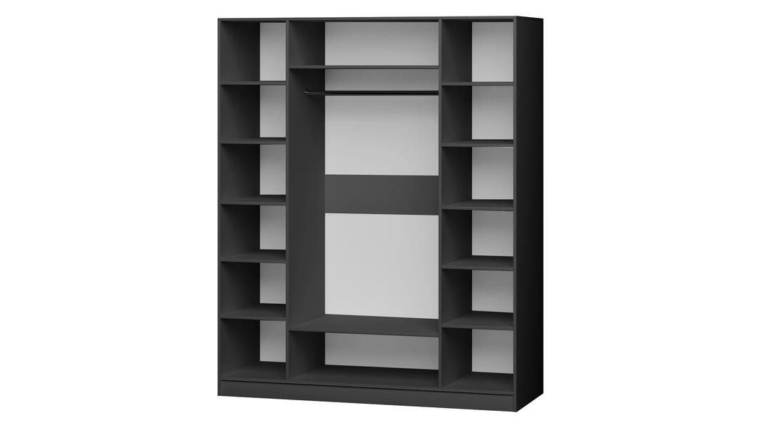 Шкаф-купе Дания 2 Черный 190  250*60*230 