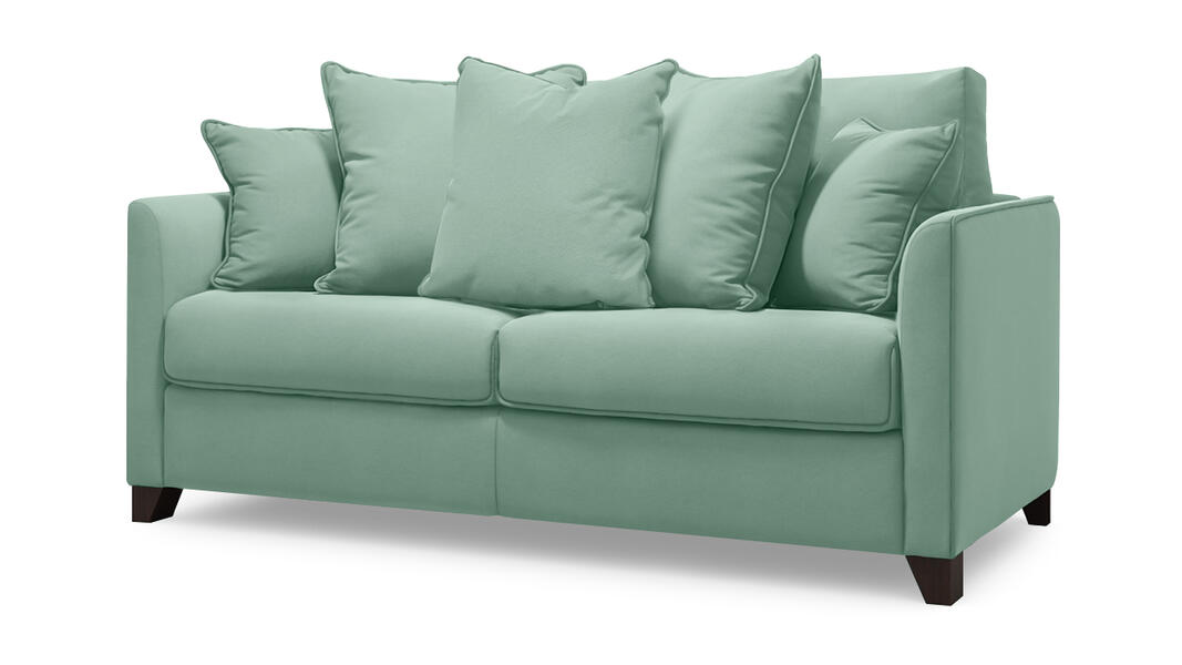 Диван Лион Vivaldi 09 157*90*90 см, Зеленый Велюр Нераскладной Фиеста