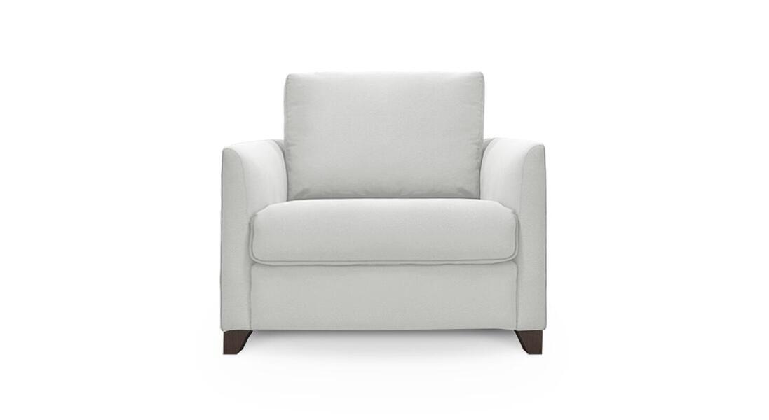 Кресло Лион Vivaldi 06 117*90*90 см, Серый Велюр Французская раскладушка ЭКО Фиеста