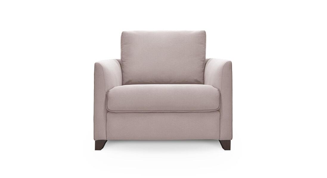 Кресло Лион Vivaldi 28 127*90*90 см, Розовый Велюр Нераскладной Фиеста