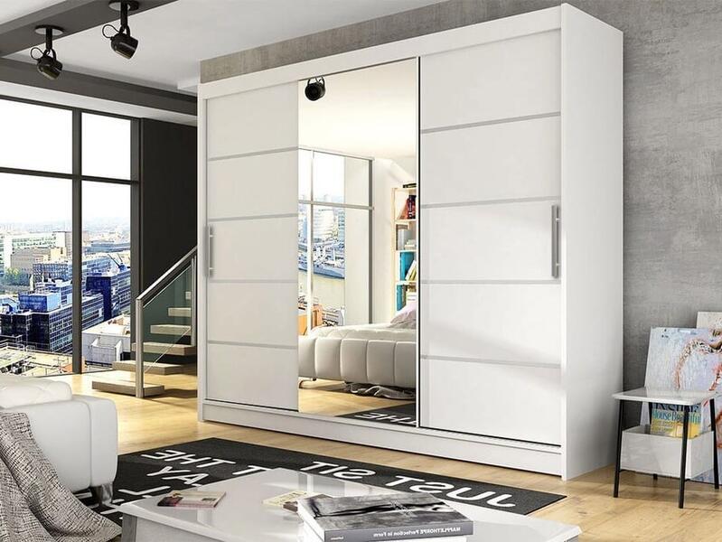 Шкаф-купе Офелия 3 Белый 101  260*45*220 