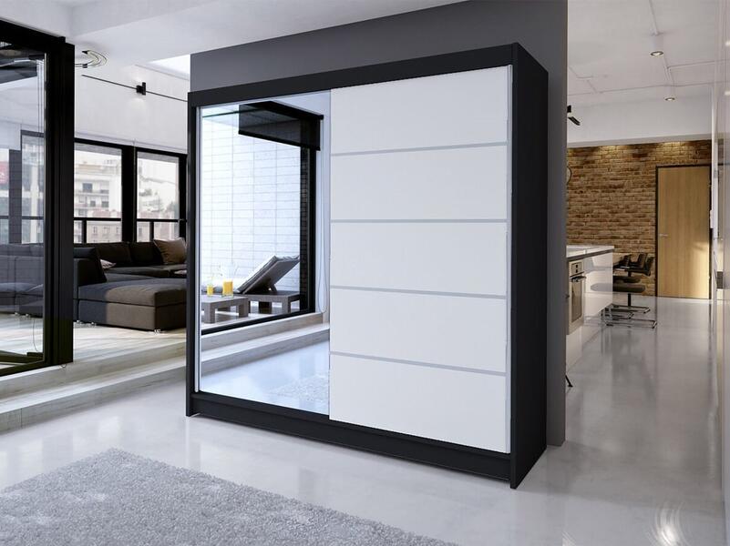 Шкаф-купе Пейтон 2 Белый 101/ Венге Цаво 3354  260*50*220 