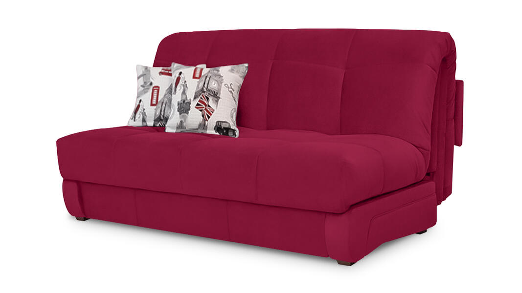 Диван Юпитер Vivaldi 36 160*115*95 см, Красный Велюр Аккордеон Фиеста