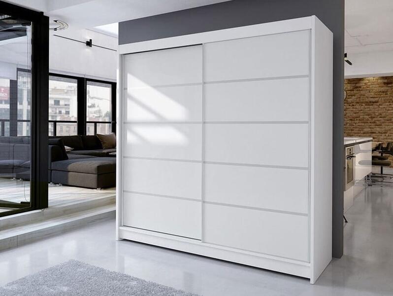 Шкаф-купе Рена 2 Белый 101  230*60*200 