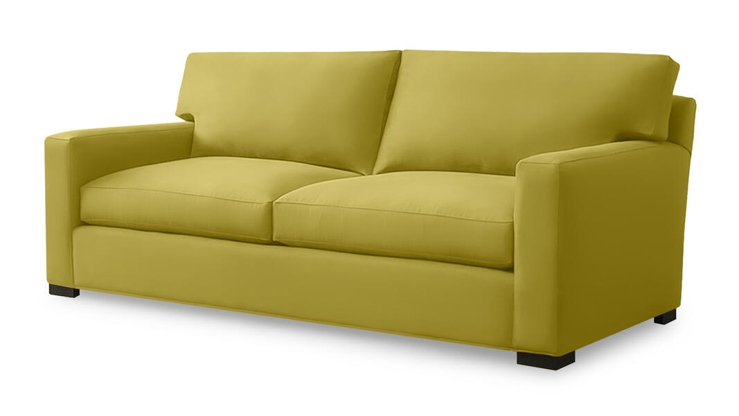 Диван Непал Vivaldi 33 215*109*90 см, Желтый Велюр Еврокнижка Фиеста