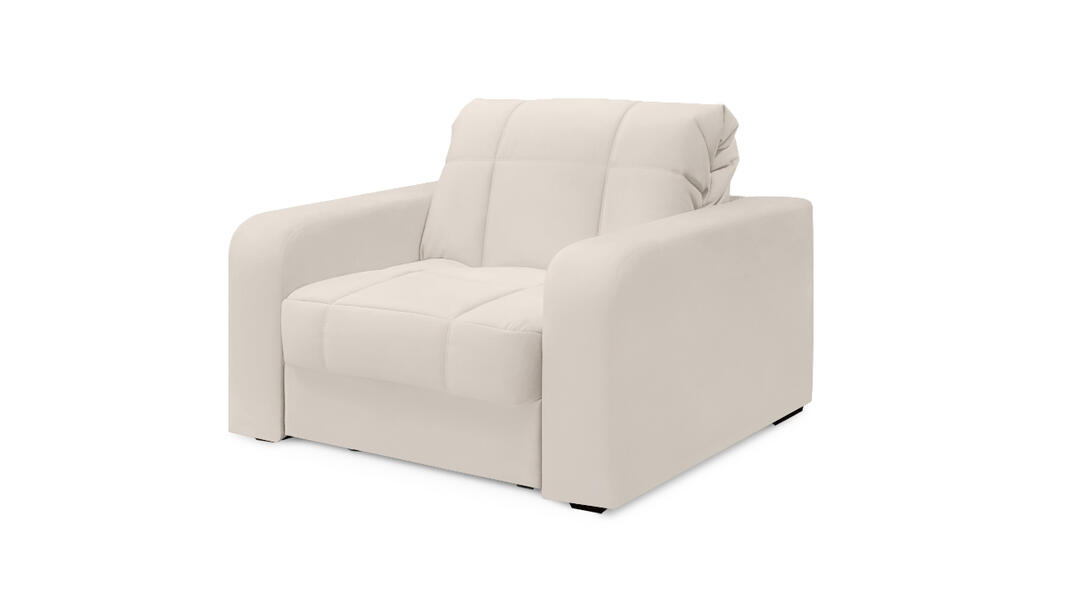 Кресло-кровать Дендра Vivaldi 02 115*115*95 см, Белый  Аккордеон Фиеста