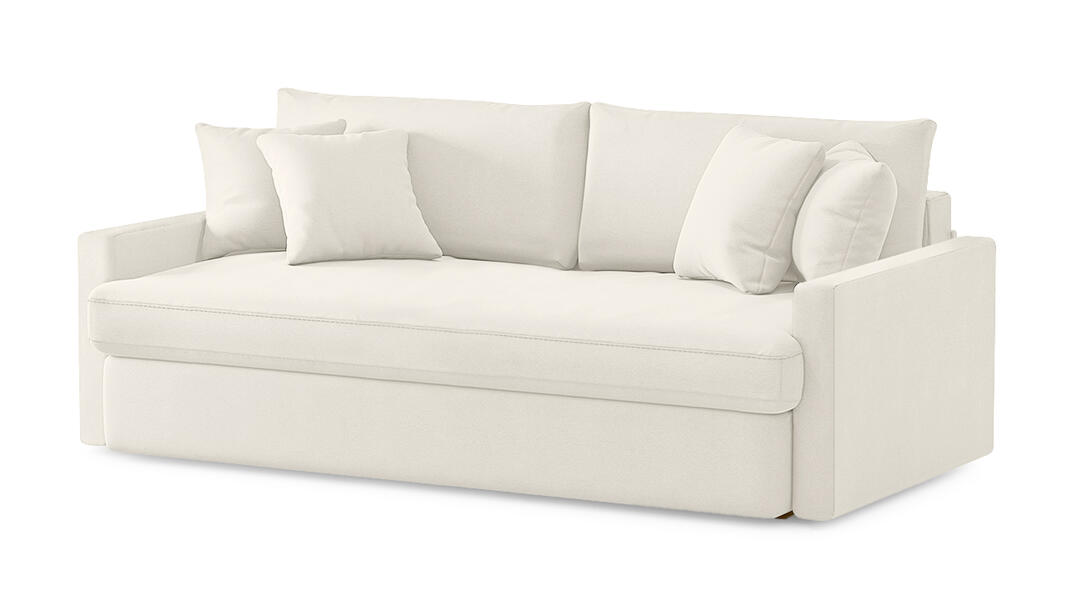 Диван Стелф 2 Vivaldi 01 160*93*86 см, Белый Велюр Серджио Фиеста